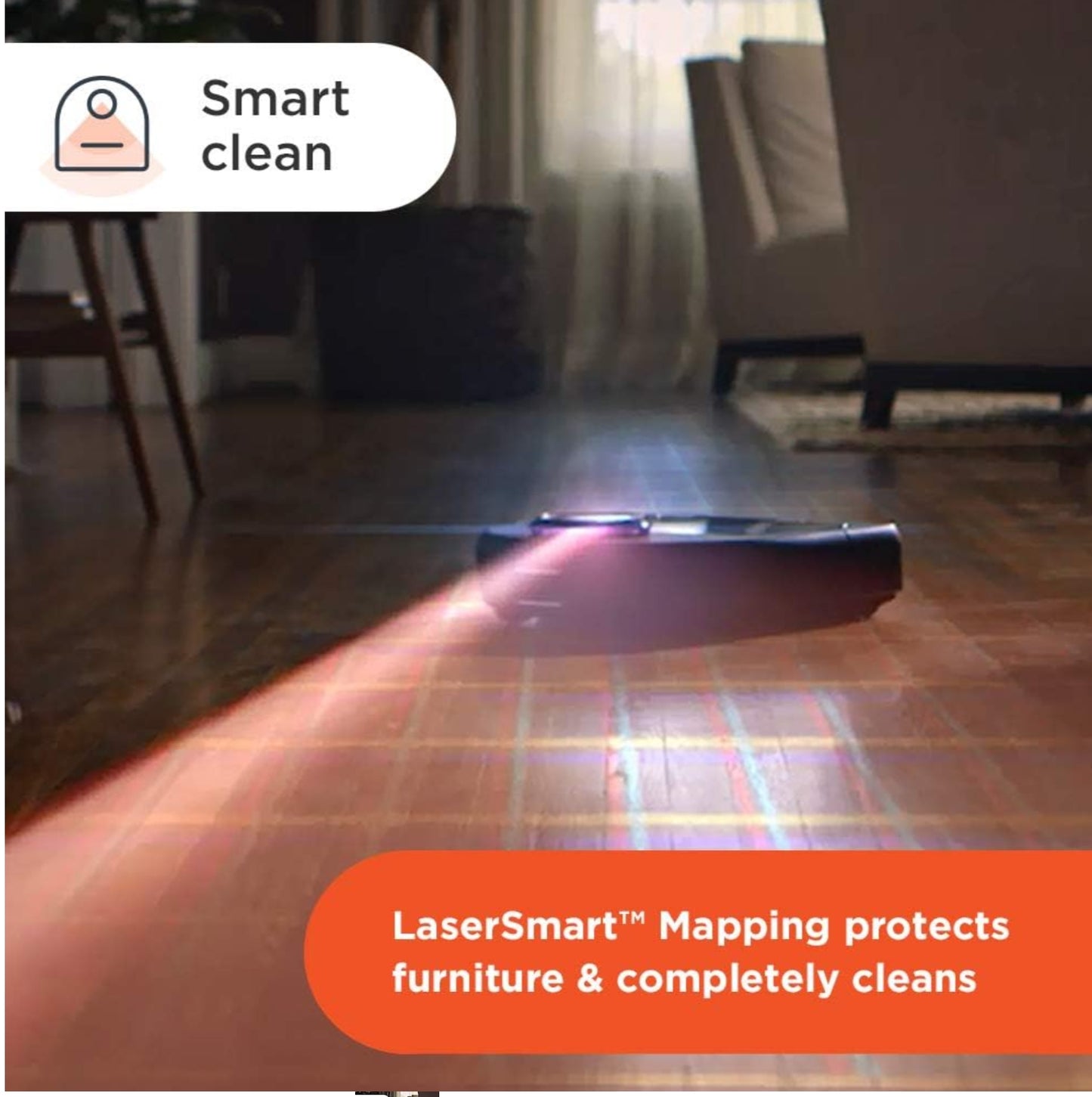 Neato Robotics Botvac D7 Connected Robot Vacuum - Laser Navigation, Wi-Fi Connectivity